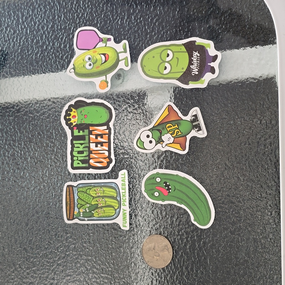 Pickle Stickers - Bag #42 - Set of 6 - NWOT - Picture 8 of 9